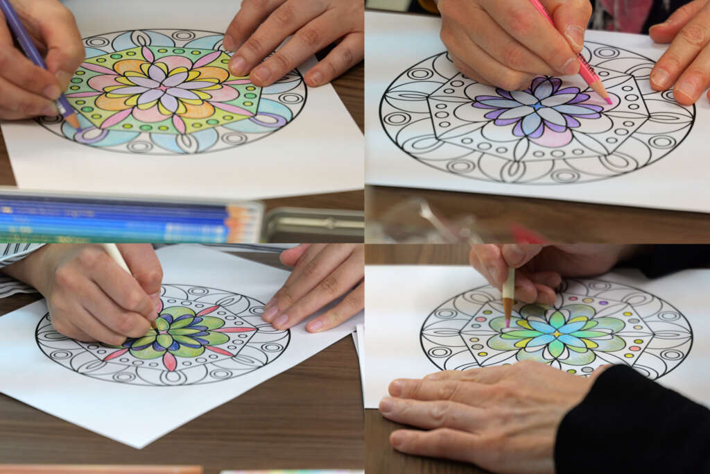 2026.3.28 Salon d'愛理IRI 曼荼羅塗り絵