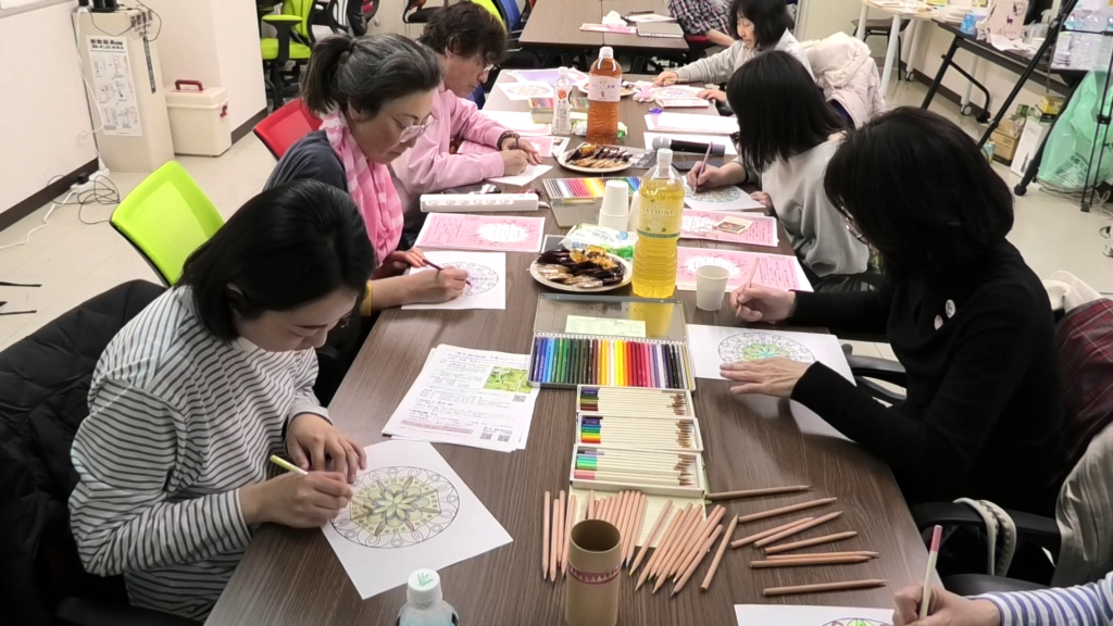 2026.3.28 Salon d'愛理IRI 曼荼羅塗り絵